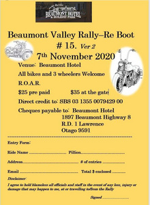 Beaumont Valley Rally - 7 November 2020