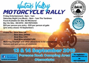 Waitaki Valley Rally 13 September 2019